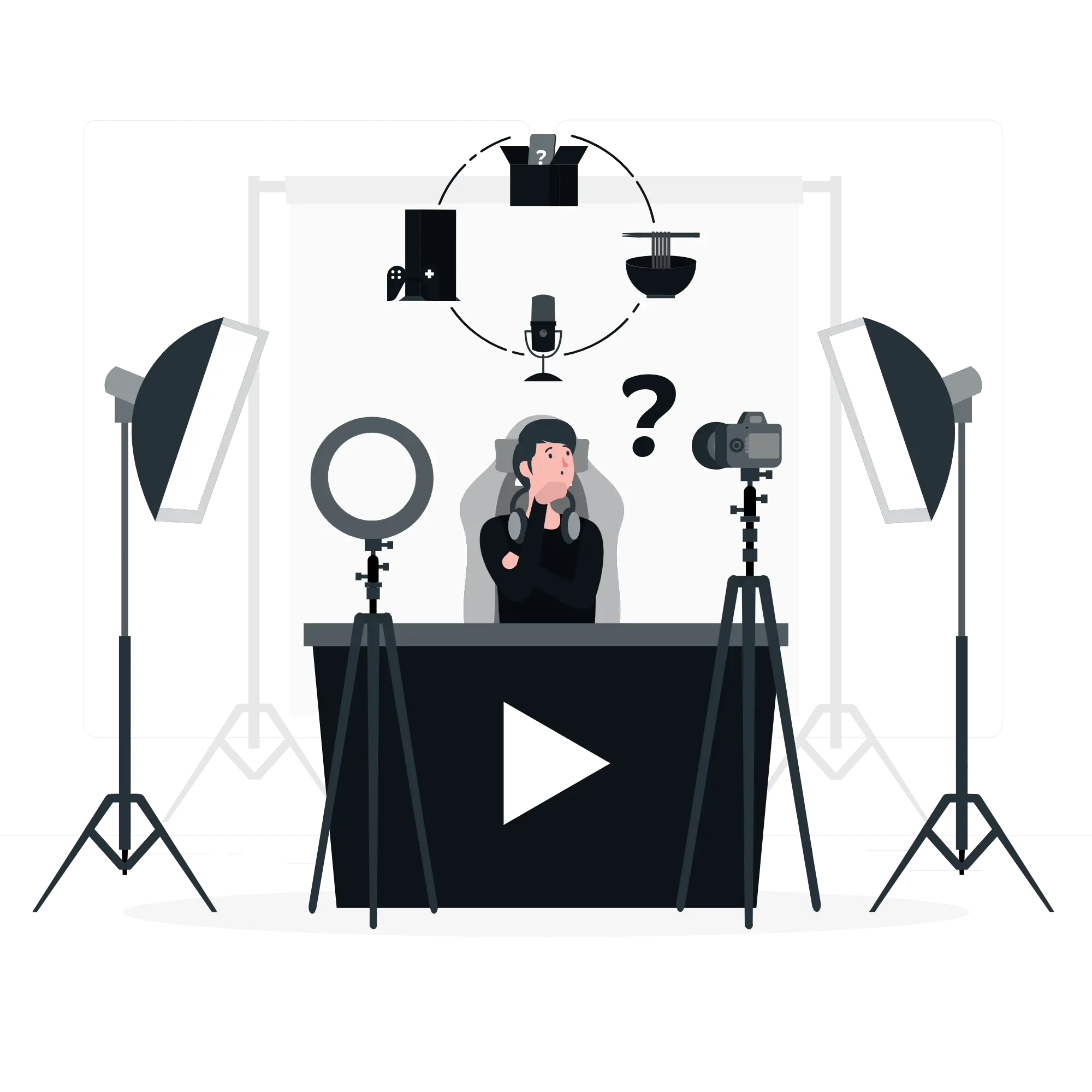 man with camera and flashlights digital marketing expert in ernakulam
